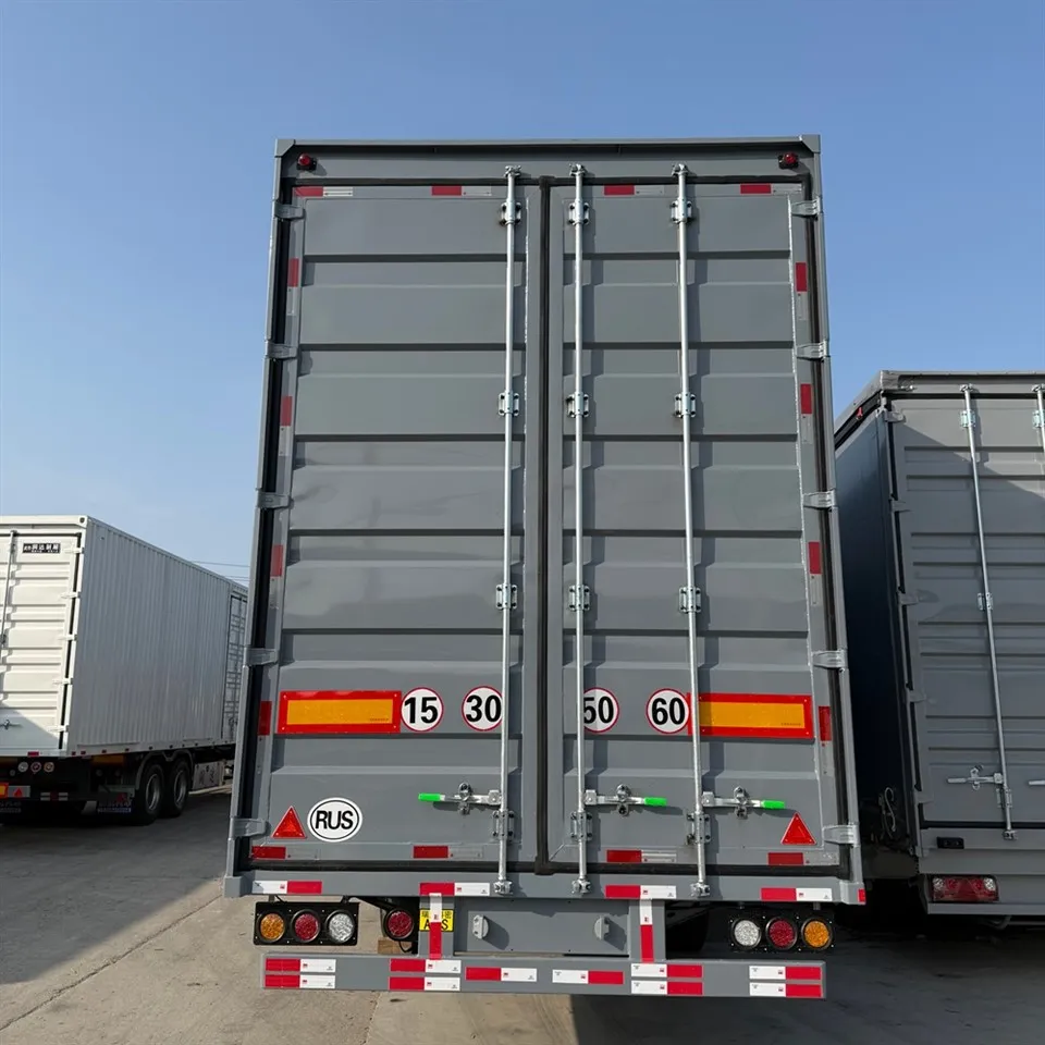 3 Axle Box Semi Trailer