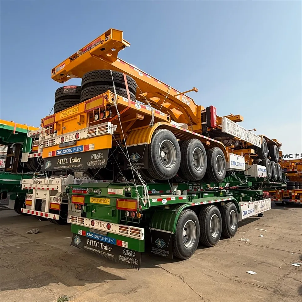 3 Axle Flatbed Container Trailer