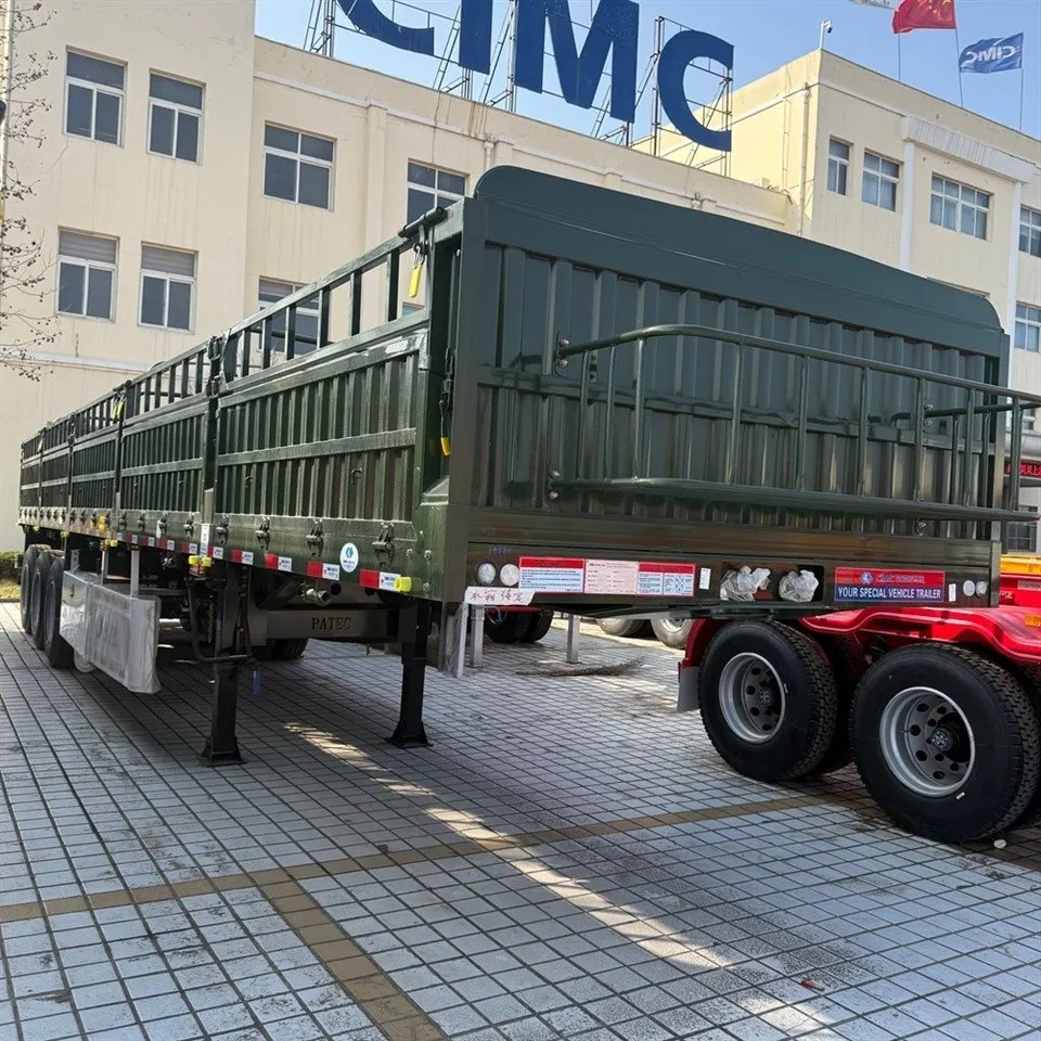 3 Axle Stake Side Semi Trailer factory