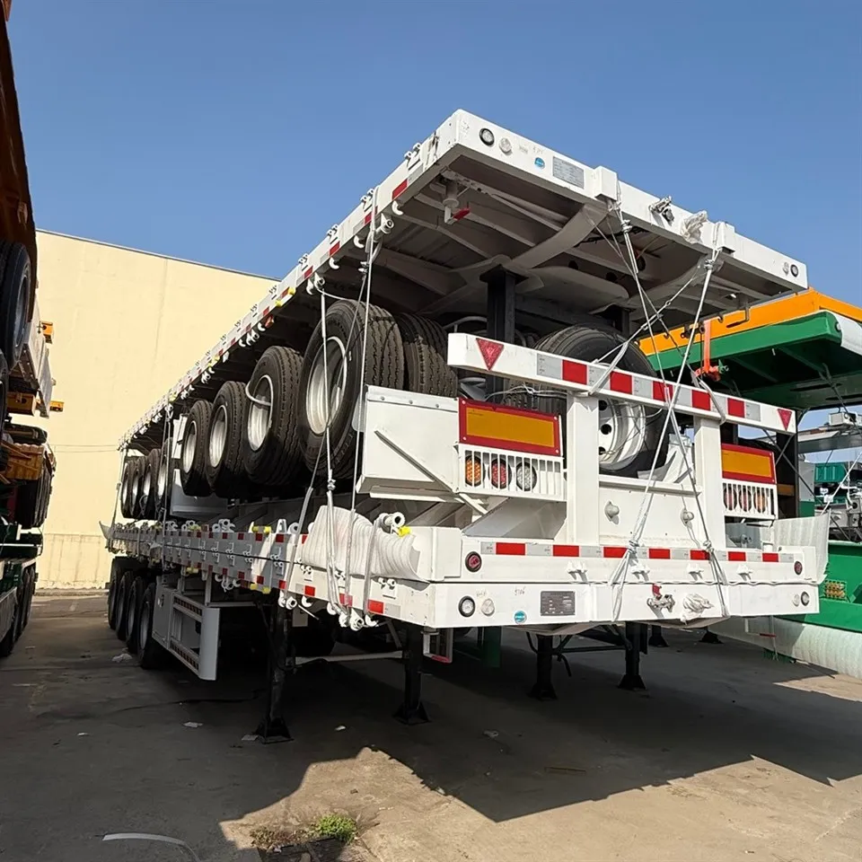 4 Axle Flatbed Container Trailer suppliers
