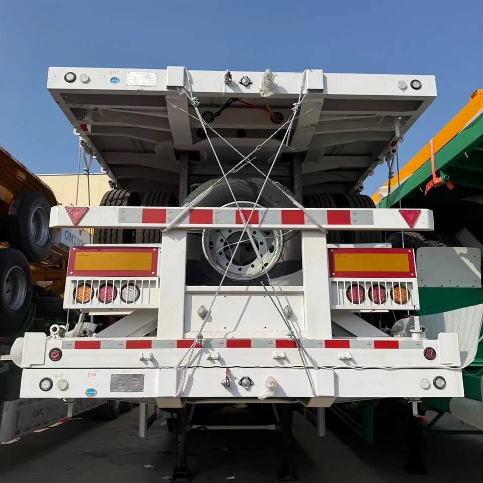 4 Axle Flatbed Container Trailer