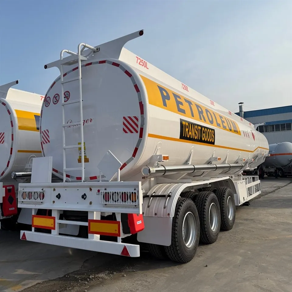 Compartmentalized Aluminum Alloy Tank Semi Trailer factory