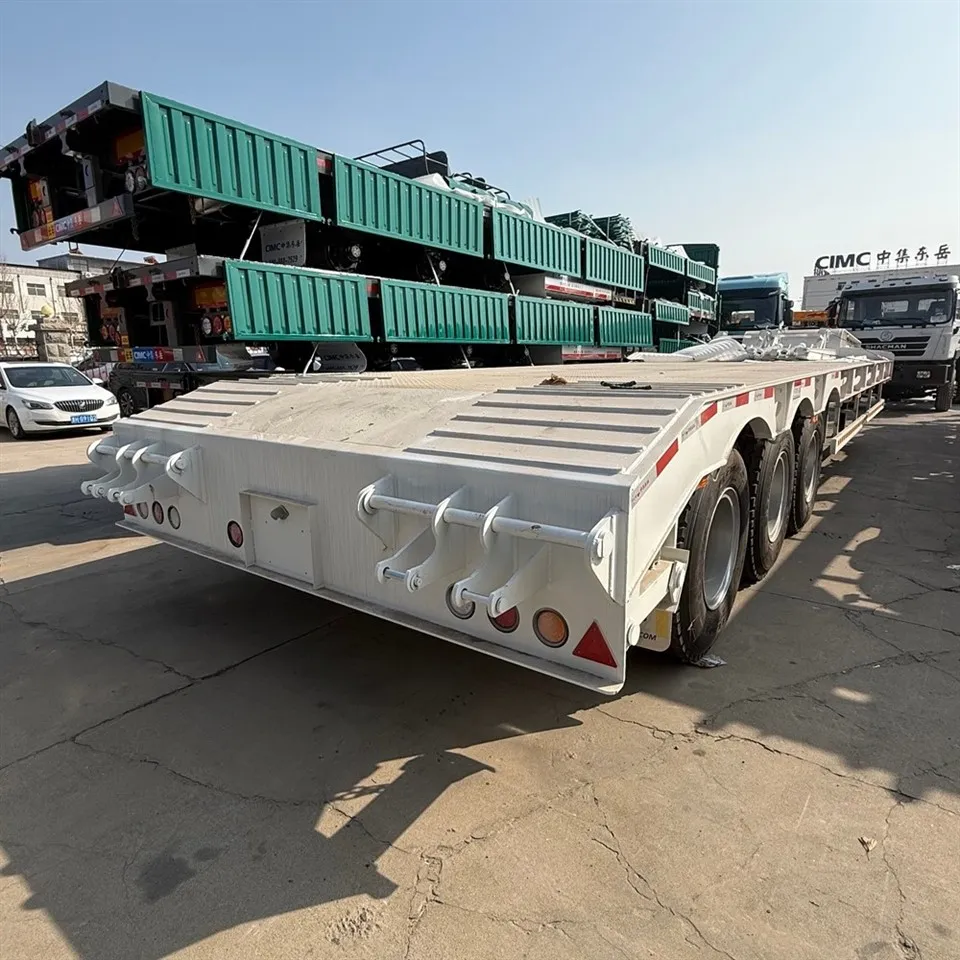 Low Bed Gooseneck Semi Trailer factory