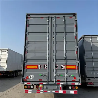 3 Axle Box Semi Trailer